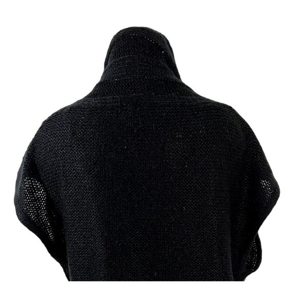 Derek Heart women's black draped front sweater size 3X, sleeveless - Picture 5 of 7